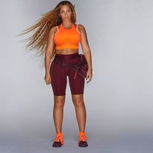 Adidas x Ivy park nite joggers 10.5 orange & maroon